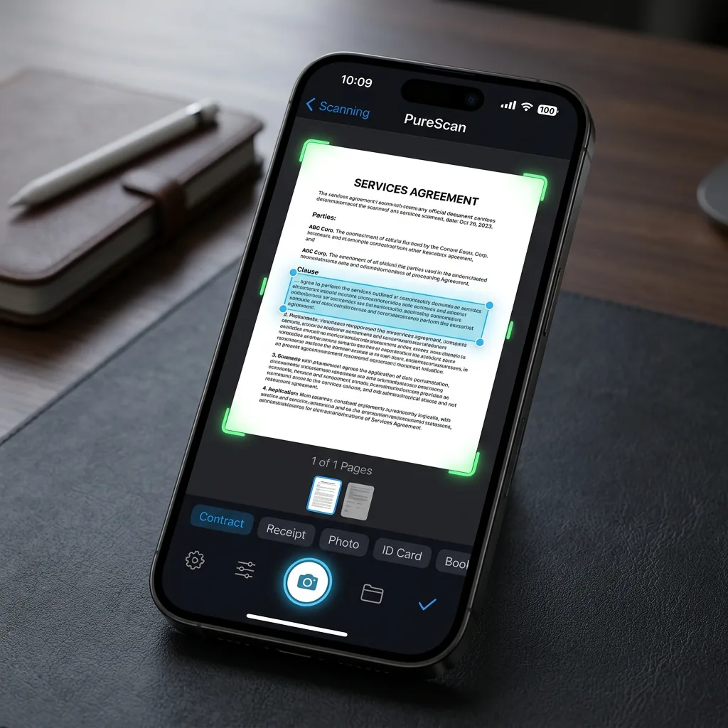 ScanPDF App UI Showcase